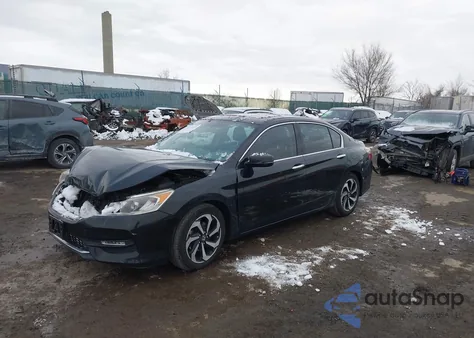 2016 Honda Accord Ex-L V-6 z USA, uszkodzony, nr VIN 1HGCR3F89GA002790